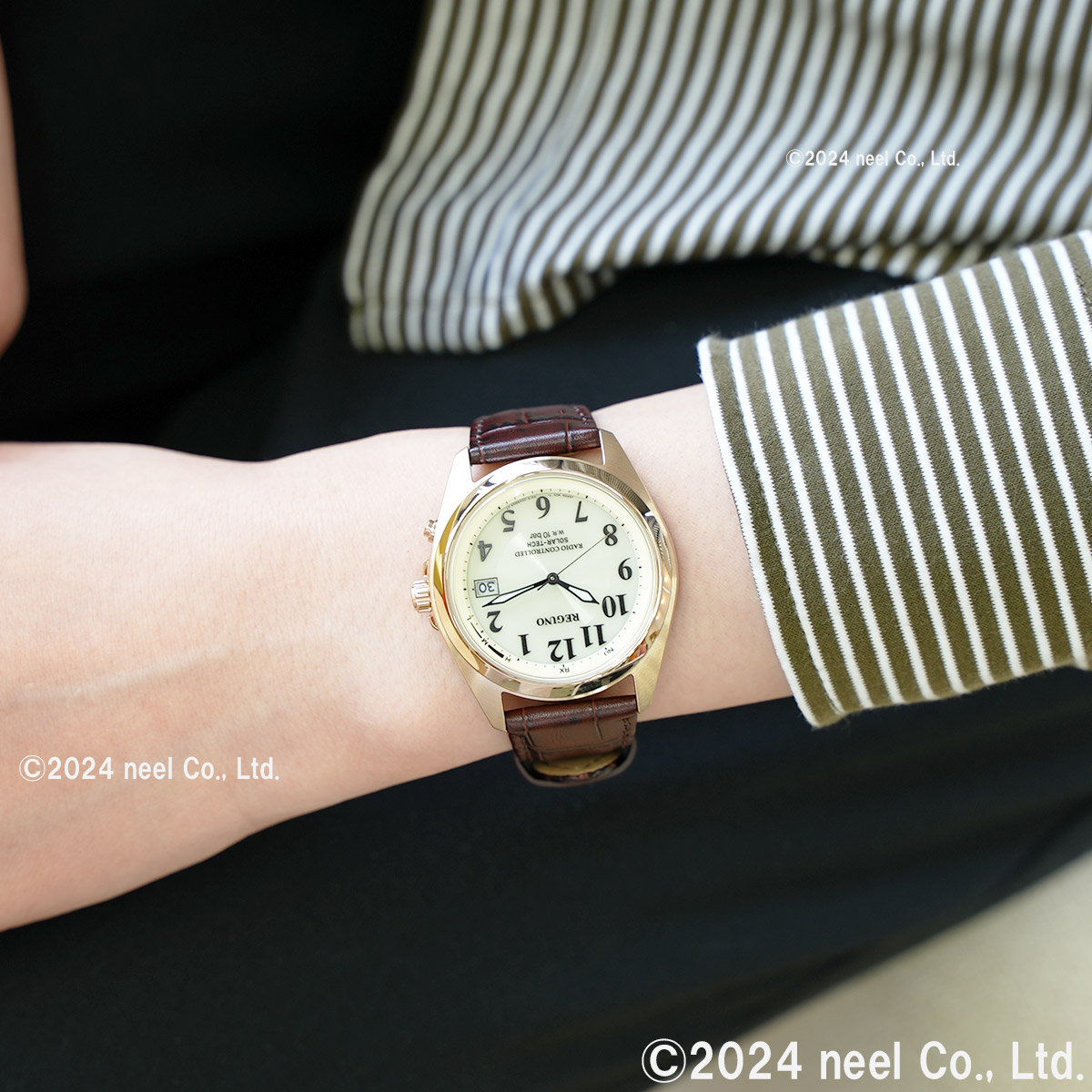 CITIZEN（シチズン） レグノ ソーラーテック 電波時計 腕時計 メンズ