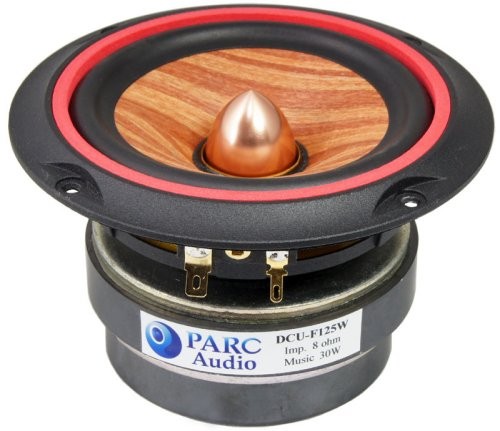 ステレオスピーカー 赤パーク DCU-F125W エンクロージャー TDB-125W