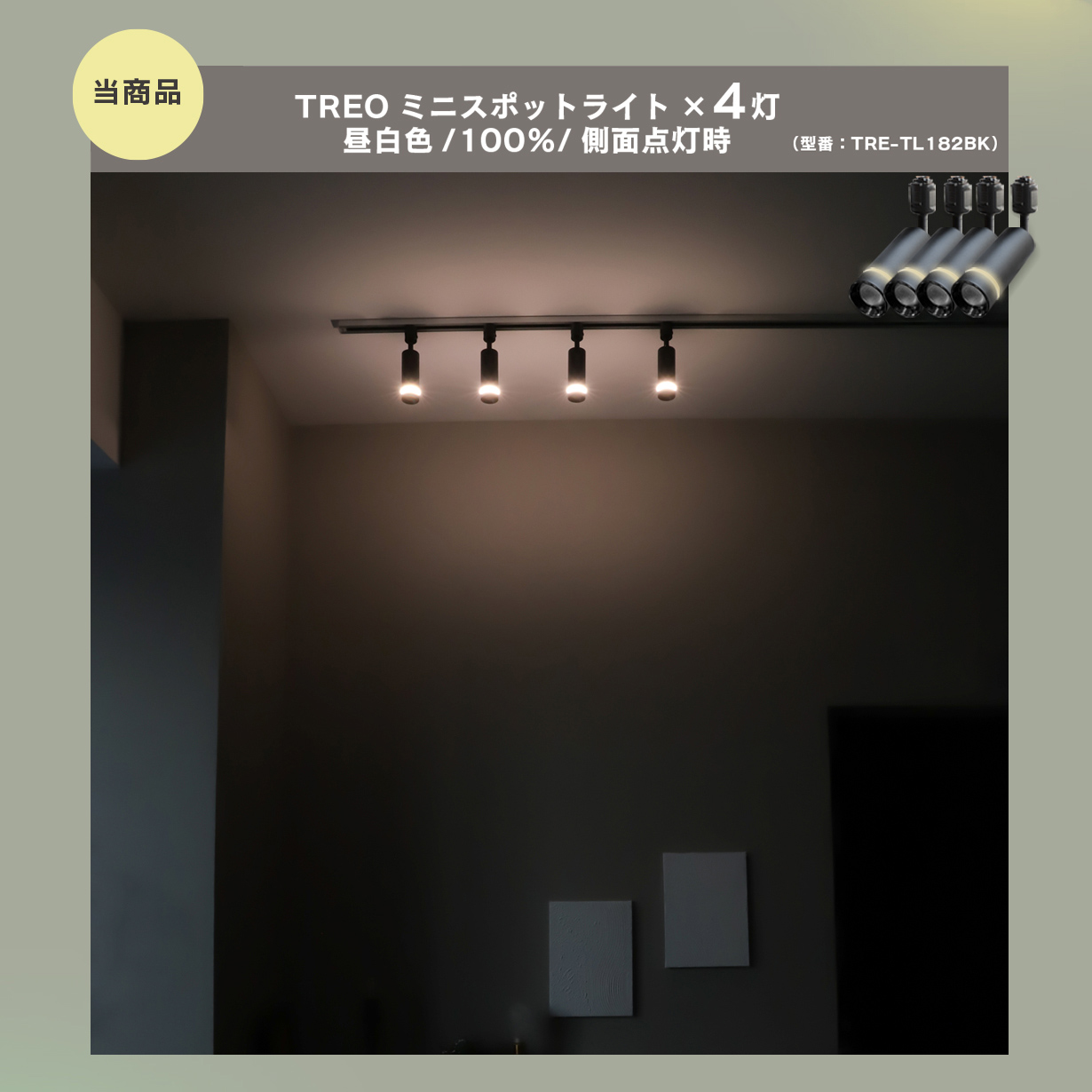 Edison Smart（エジソンスマート） ダクトレール用 ミニスポットライト