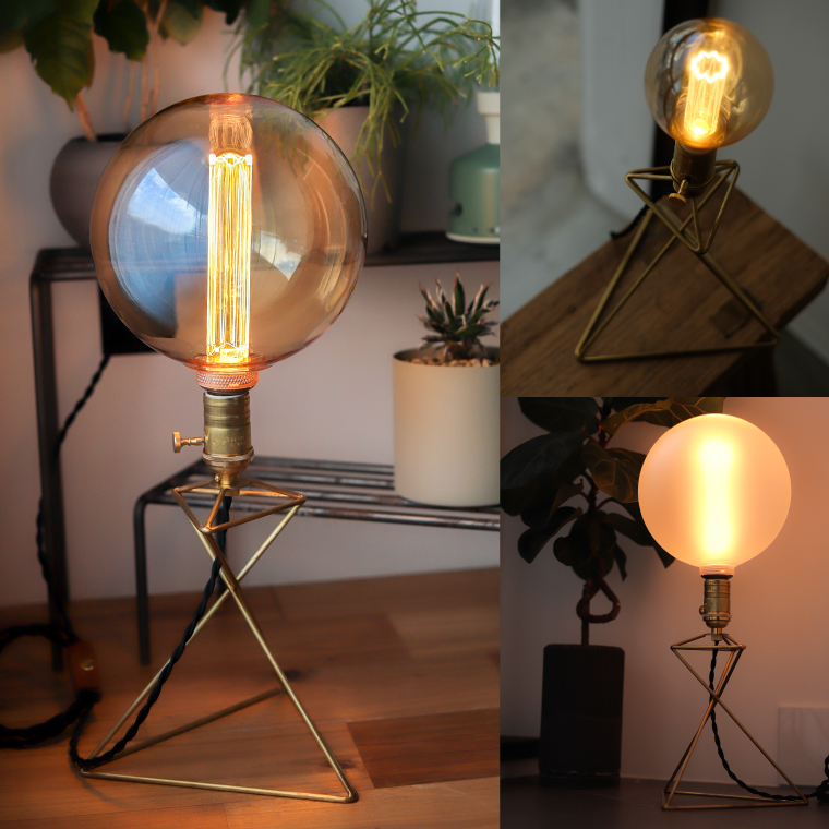 リブレ スタンドランプ 真鍮 卓上ライト E26 北欧 おしゃれ LED電球