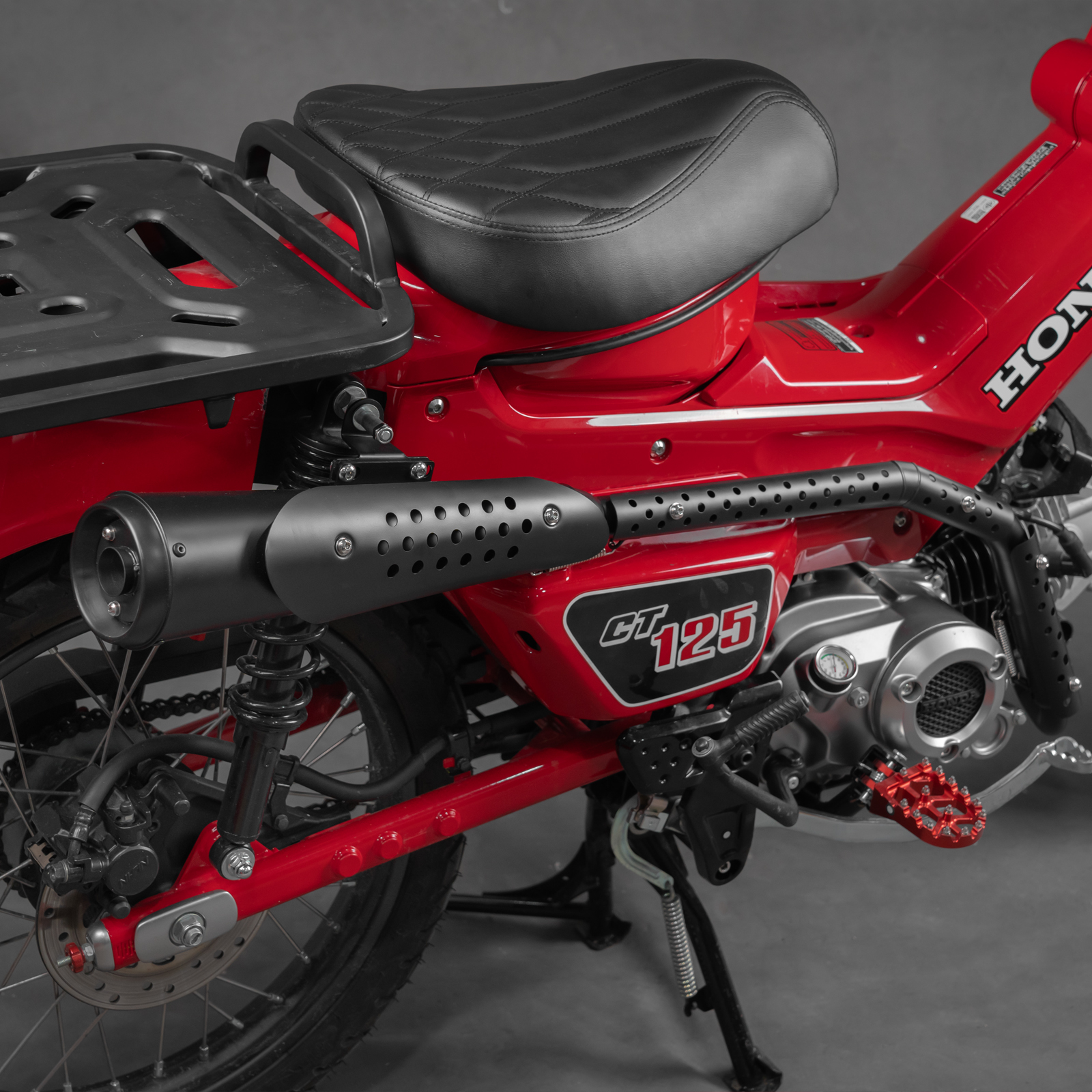 クロスカブ バイク マフラー ハンターカブ CT125(JA55 JA65) ブラック