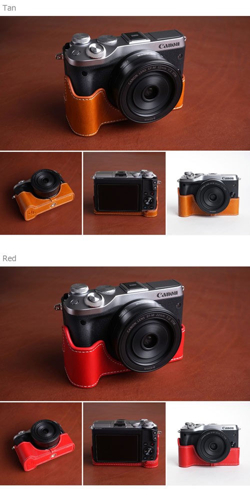 EOS DIGITAL Canon M6 専用 レザー ケース 8colors TP Original カメラ