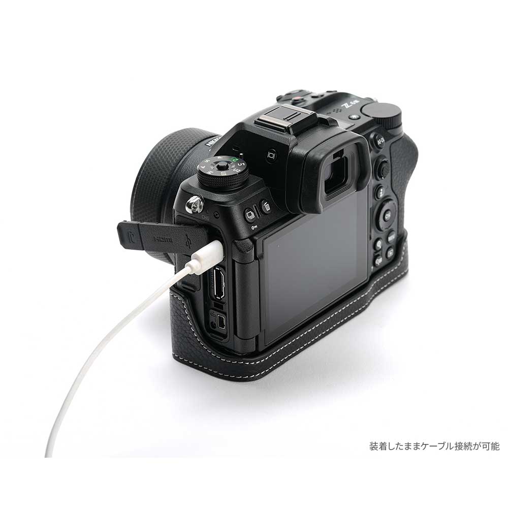 Zシリーズ（Nikon） Nikon Z6III 専用 レザー ケース Black ブラック