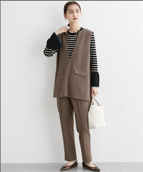 ニッセン（nissen） 爆買 トップス セットアップ ベスト パンツ