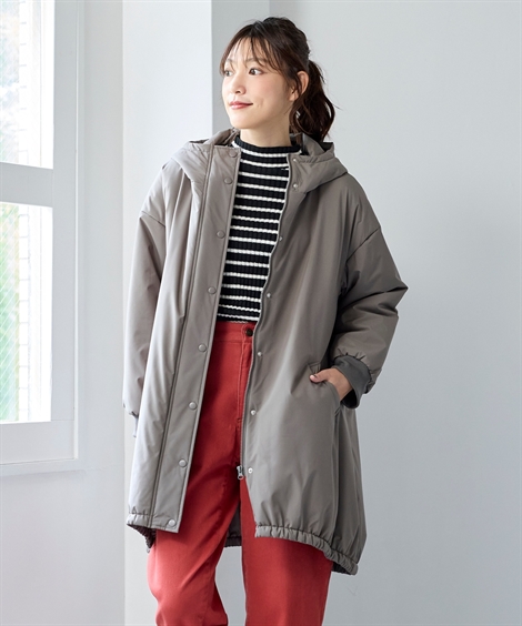 ニッセン（nissen） コート 大きいサイズ レディース ビッグ パーカー