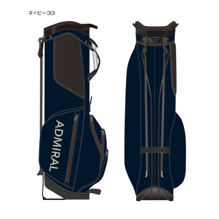 Admiral キャディバッグ（色：ネイビー系）｜ゴルフ用バッグ｜ゴルフ