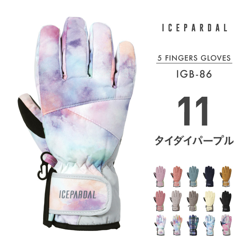 ICEPARDAL（アイスパーダル） スノーボード グローブ レディース 5本指