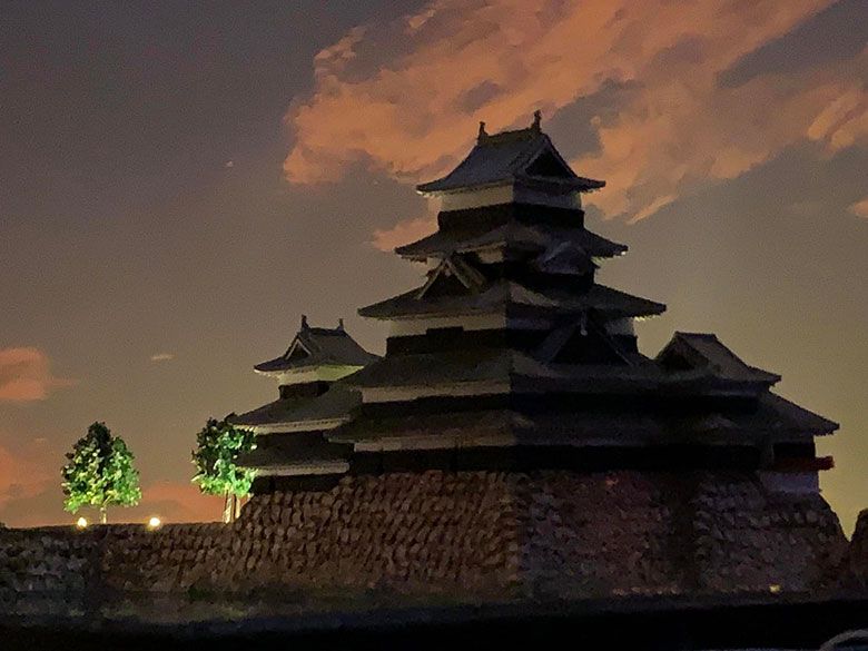 松本城 ジオラマ模型 当店限定オリジナル 完成品 お城 模型 ライト