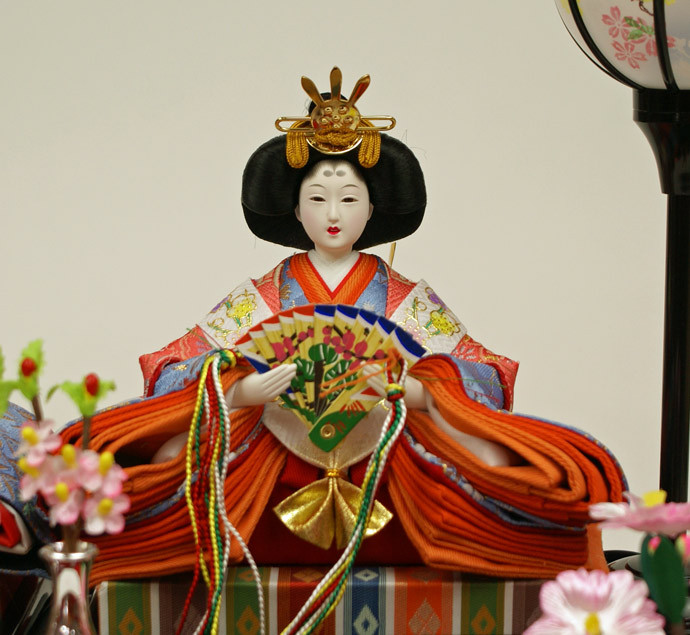 雛人形 ケース飾り コンパクト ひな人形 お雛様 親王飾り 平安清玉作