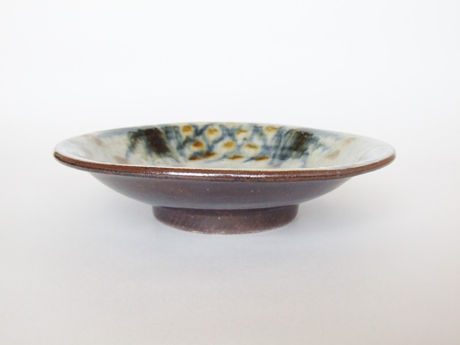 やちむん 民藝 大宜味窯 菅原謙8寸皿 中皿 呉須 : おまめ - 通販