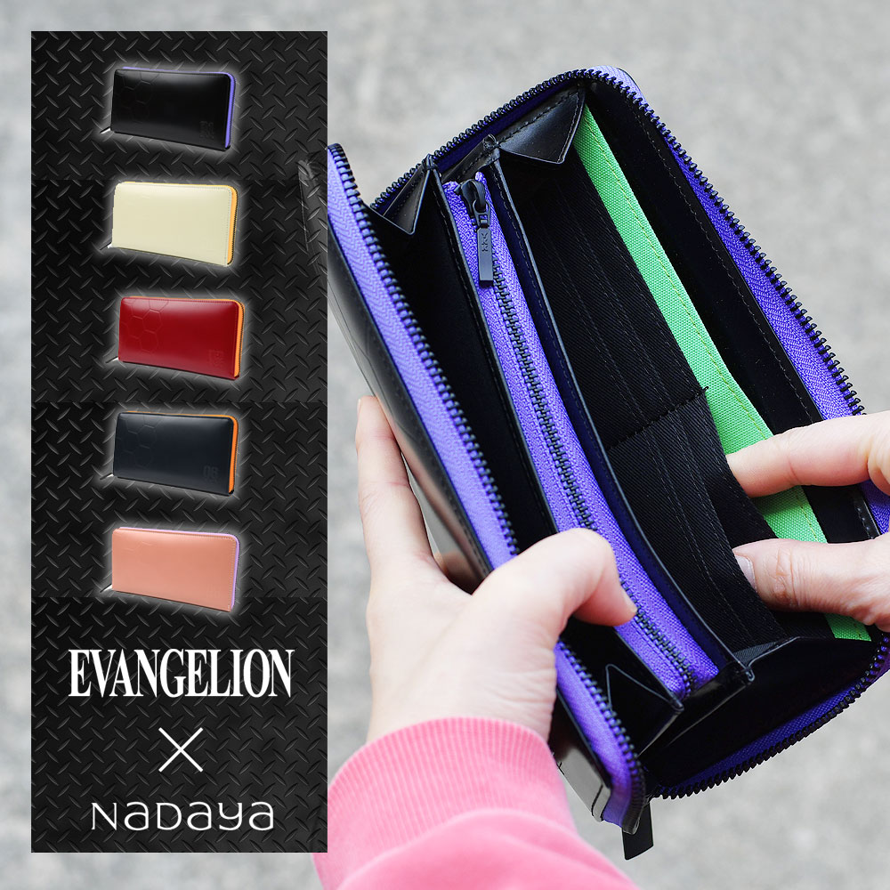 EVANGELION エヴァンゲリオン コラボ 長財布 ラウンドファスナー