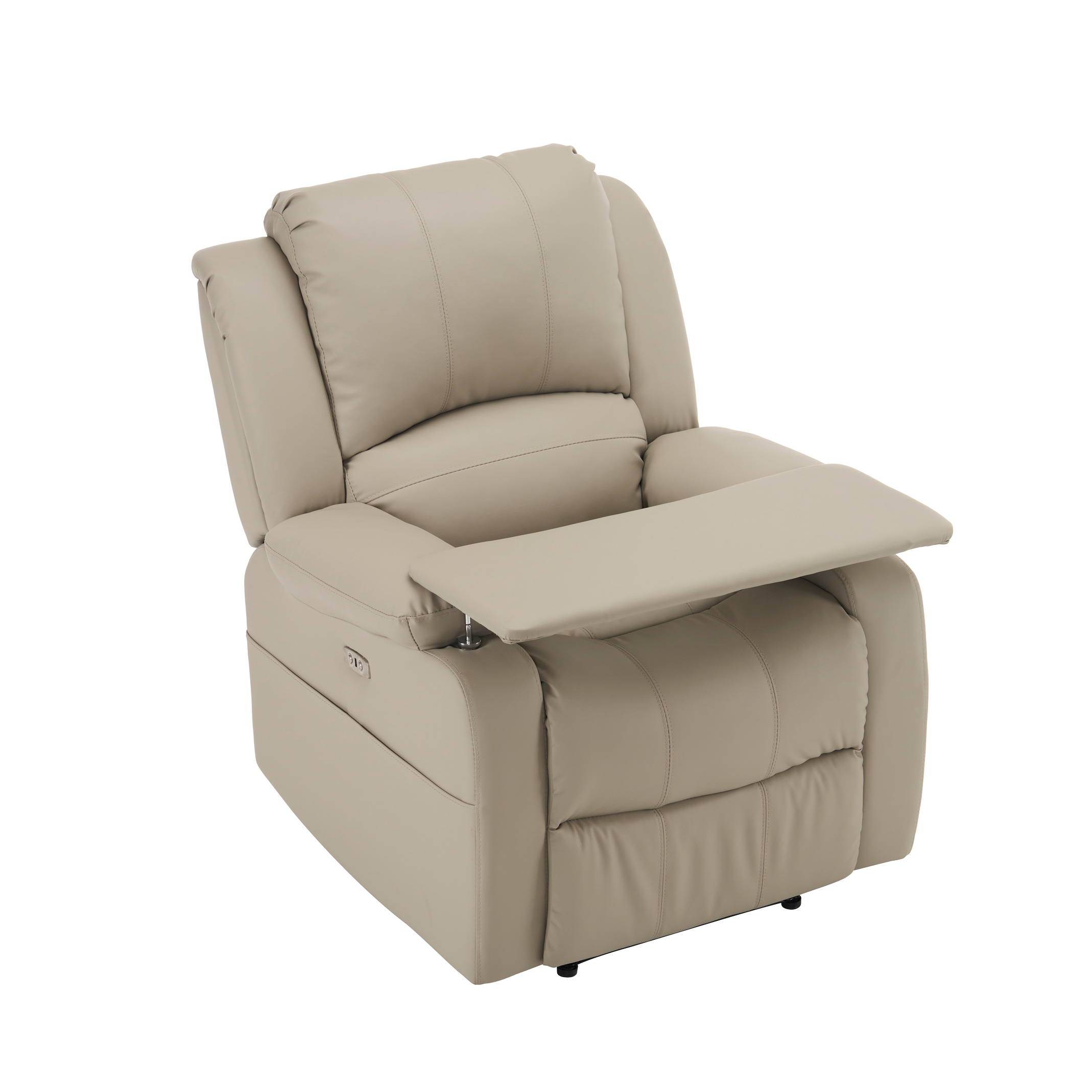 爆買WEEK+5%☆3/1迄】電動ソファー テーブル付き 1人掛けソフ 165°無