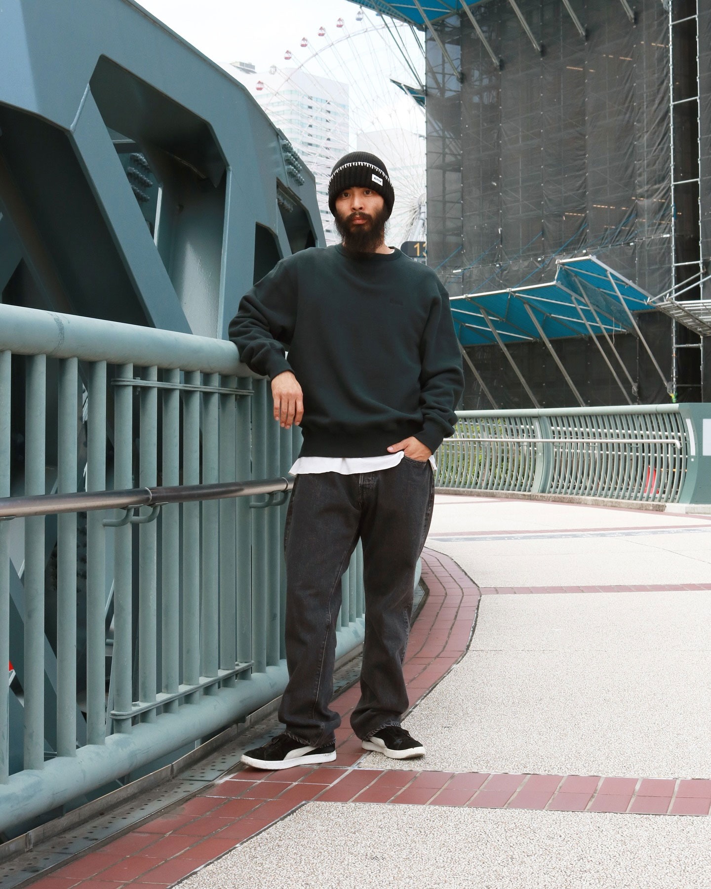 RADIALL（ラディアル） Sidevalve LOOPWHEEL CREW NECK SWEATSHIRT L/S