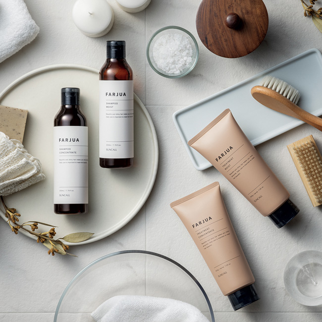 FARJUAモイストシャンプー500ml&トリートメント500g詰替 FARJUA