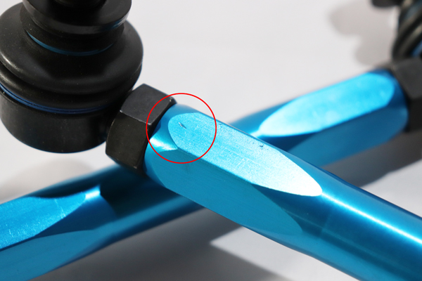 調整式スタビリンク M10 250〜320mm 2本セット ブルー スタビライザー