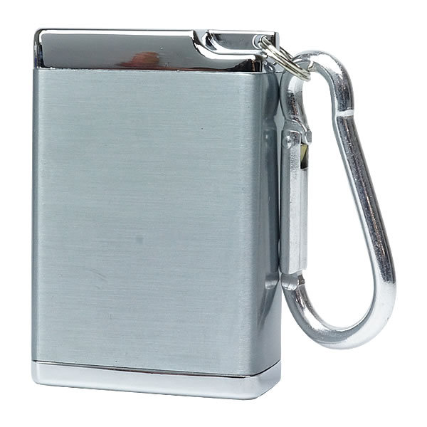 携帯灰皿 ポータブル アッシュトレイ カラビナ付き 吸い殻入れ 喫煙