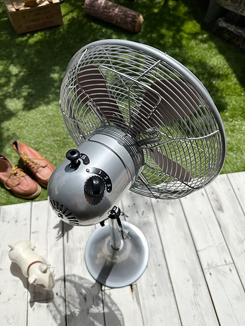 扇風機 ハモサ レトロファン フロア （シルバー） HERMOSA RETORO FAN