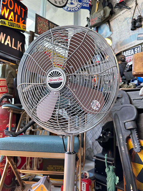 扇風機 ハモサ レトロファン フロア （シルバー） HERMOSA RETORO FAN
