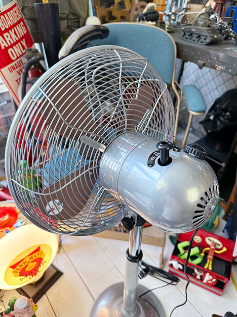 扇風機 ハモサ レトロファン フロア （シルバー） HERMOSA RETORO FAN