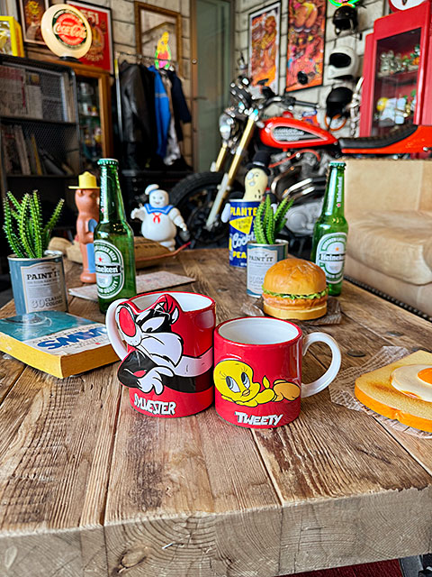 トゥイーティー＆シルベスター ペアマグ 2個セット ルーニーテューンズ