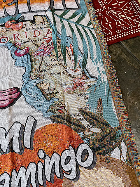 アメリカン ラグマット （フロリダ） コットン製 フリンジ