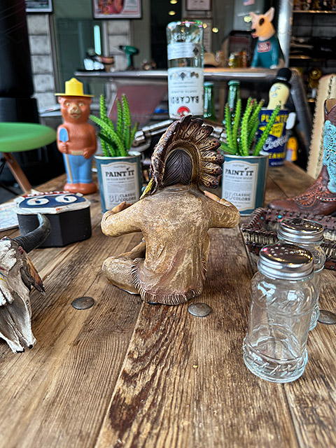 インディアン チーフ ソルト＆ペッパー ウエスタン ネイティブ