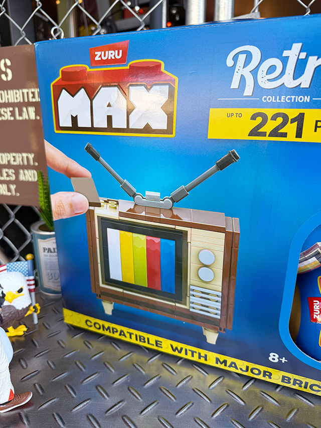 ZURU MAX レトロコレクション レトロ家電のブロック ※ランダムアソート