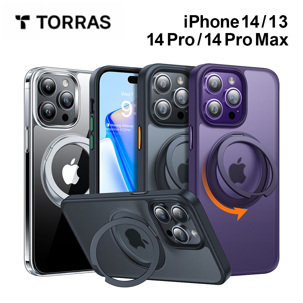 TORRAS ガラスフィルム同梱 TORRAS UPRO Ostand Pro Case iPhone14/13
