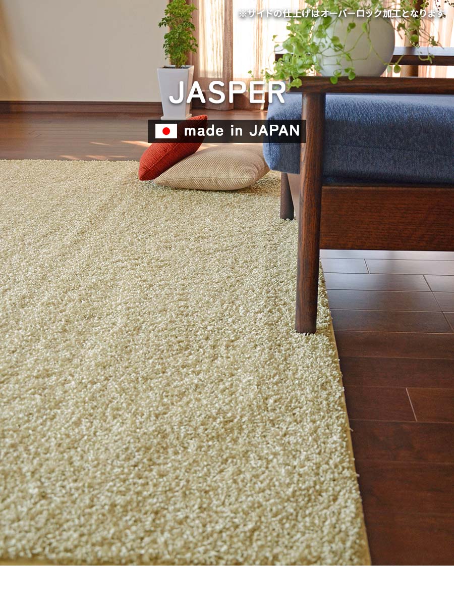 プレーベル ラグ ジャスパー 190×240 cm 洗える 防ダニ 抗菌 滑り止め