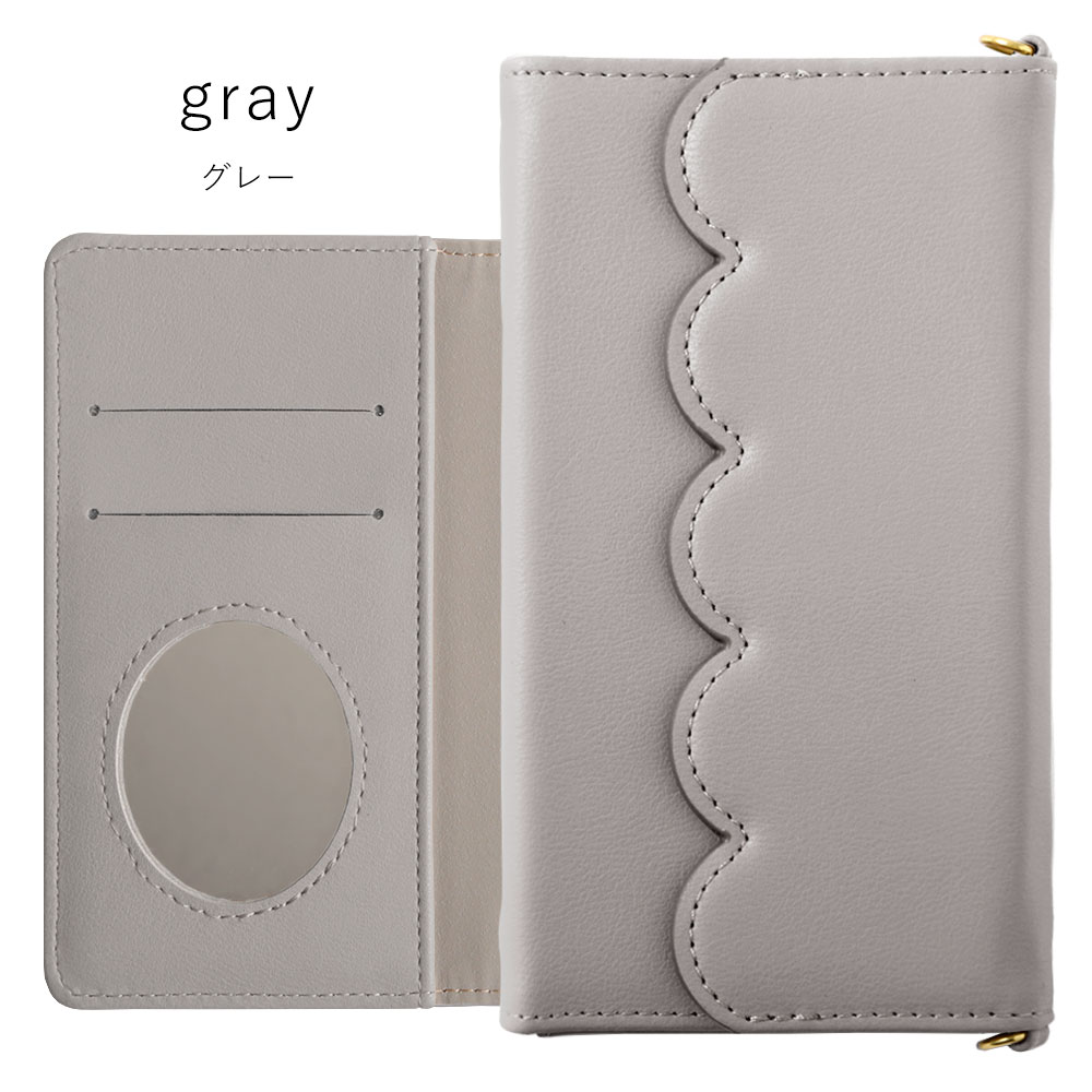 AQUOS wish スマホケース ショルダーストラップ wish4 ケース 手帳型