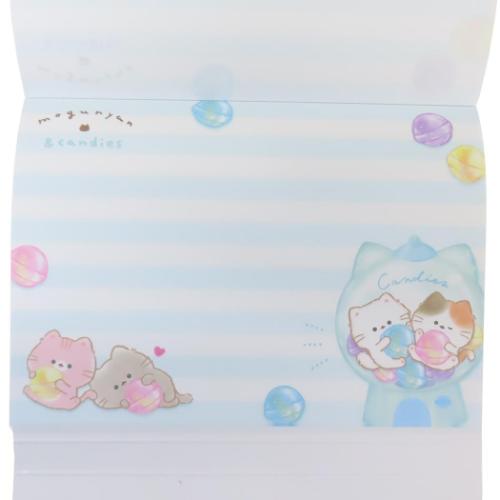 メモ帳 もぐにゃん ダイカットカバー付メモ キャンディマシーン 新学期