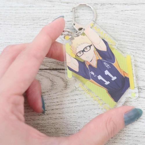 ハイキュー！！ アクリルキーホルダー キーリング 月島 蛍 少年