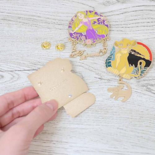 ディズニープリンセス 塔の上のラプンツェル キャラクター ピンバッジ