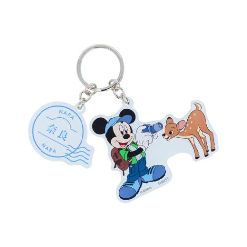 キーリング 2連アクリルキーホルダー ミッキーマウス DREAM TRAVEL