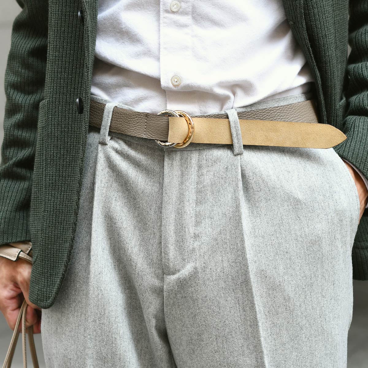 Andrea D'amico【アンドレア ダミコ】ダブルリングベルト ACU1179