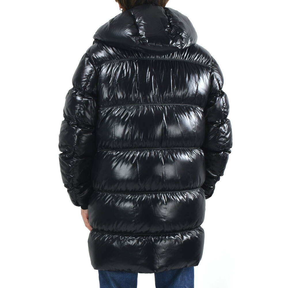 MONCLER フード付きロンパース 黒