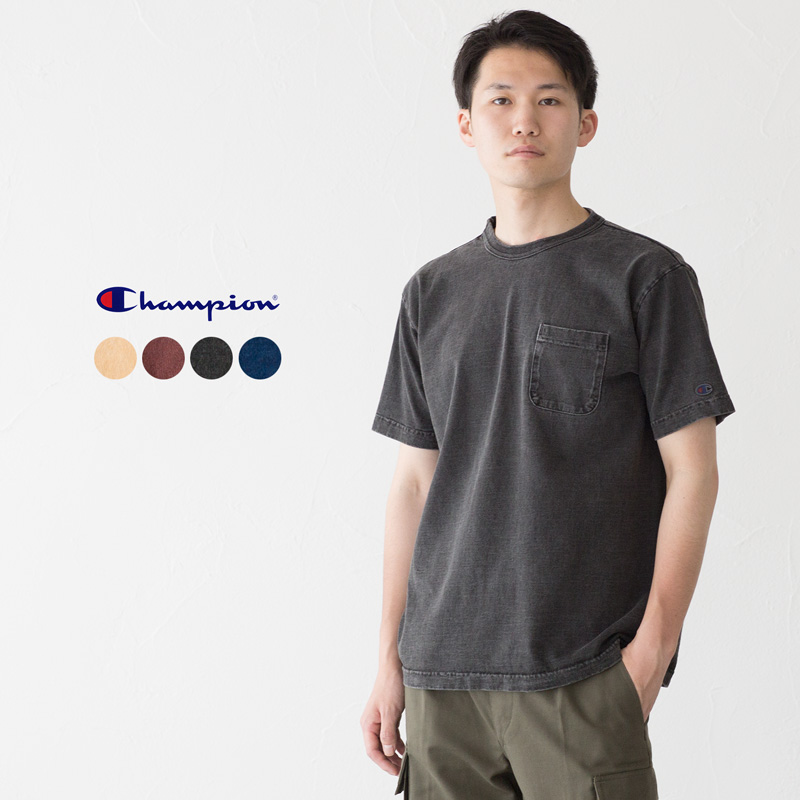 Champion（チャンピオン） T1011 ポケット Tシャツ champion C5-X306