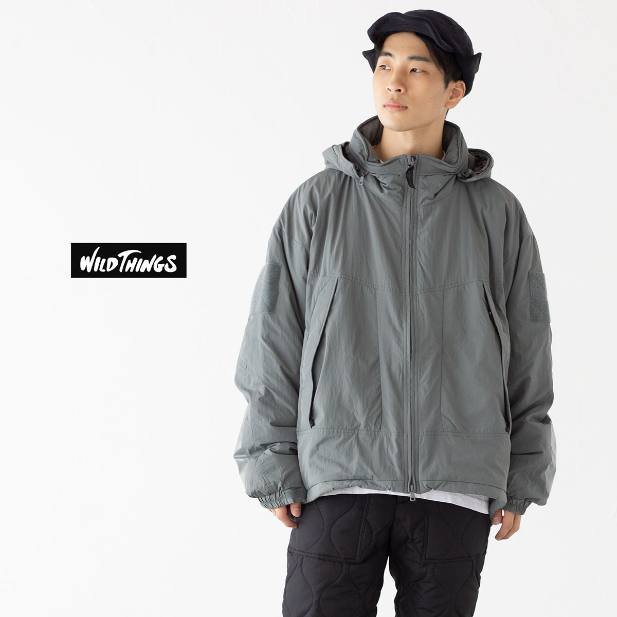 WILD THINGS（ワイルドシングス） ショートモンスターパーカー PCU