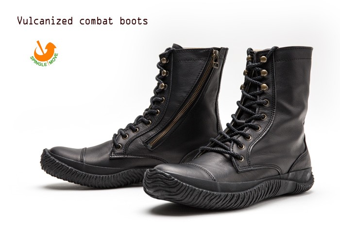 スピングルムーブ SPINGLE MOVE スムースレザー ミリタリーブーツ SPM