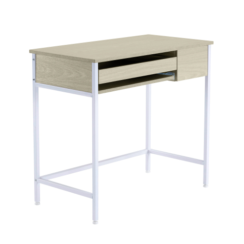 パソコンデスク 引き出し付き 収納台 pcデスク 机 大理石柄 おしゃれ