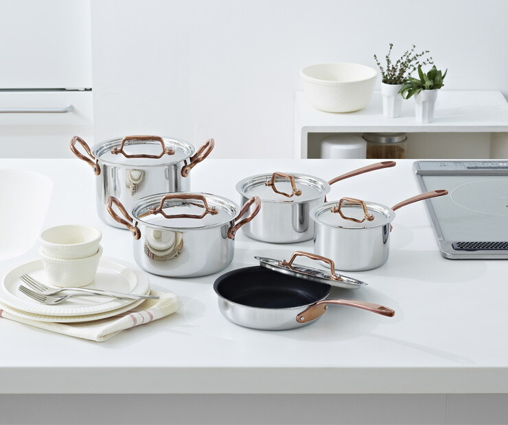 Vita Craft（ビタクラフト） ディア 両手鍋 深型 16cm 2.5L IH対応