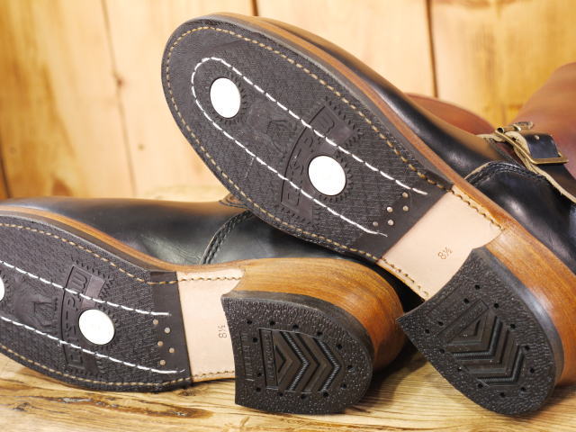 LONE WOLF BOOTS ロンウルフ ツートーンエンジニアブーツ ブラック