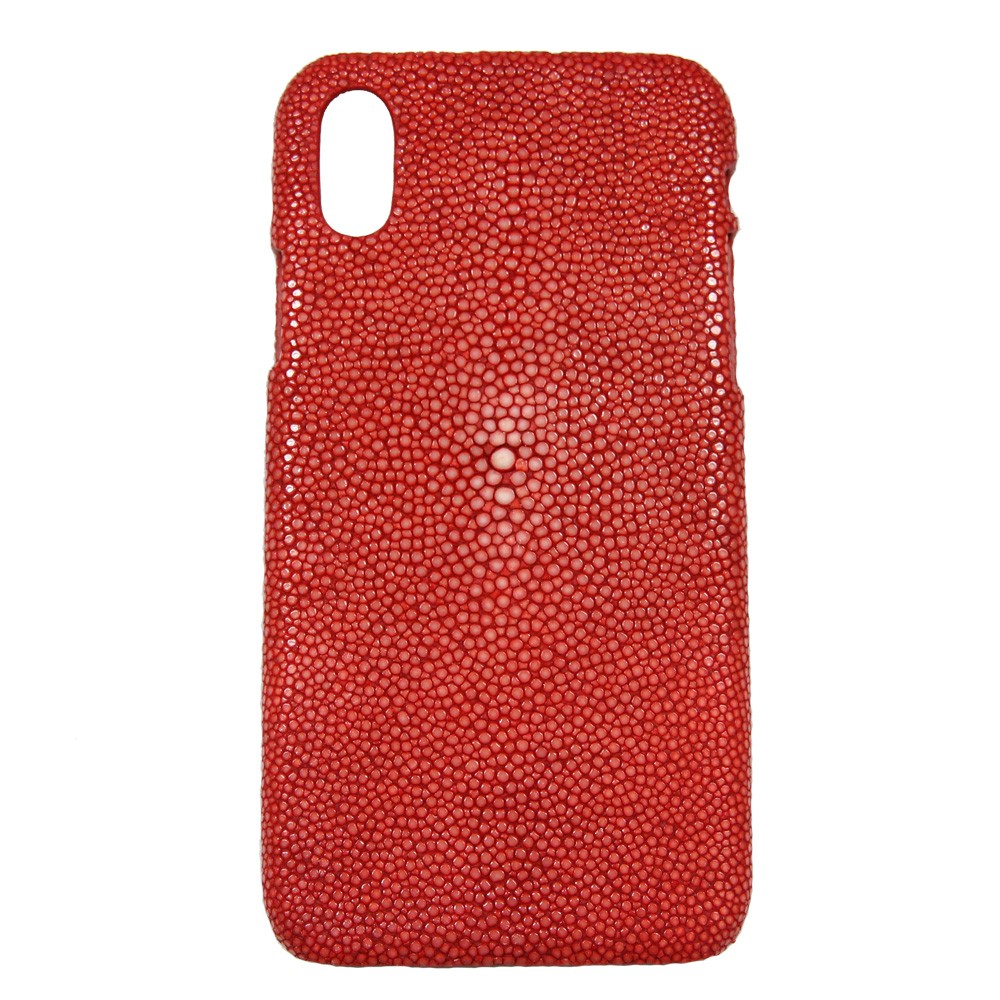 iPhone 7/8/X/XS 対応 本革 エイ革 スティングレイ ガルーシャ