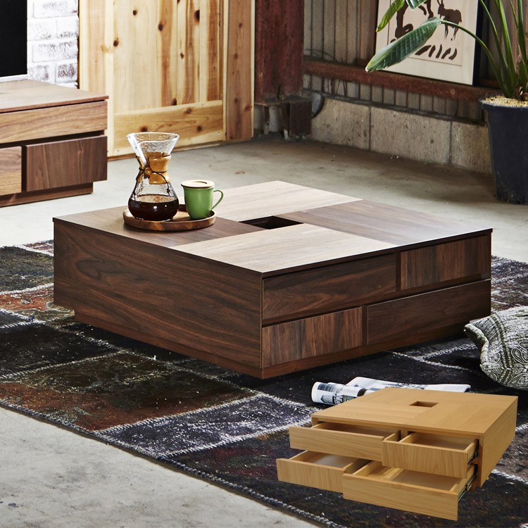 センターテーブル焼杉（ハンドメイド） 【公式通販】