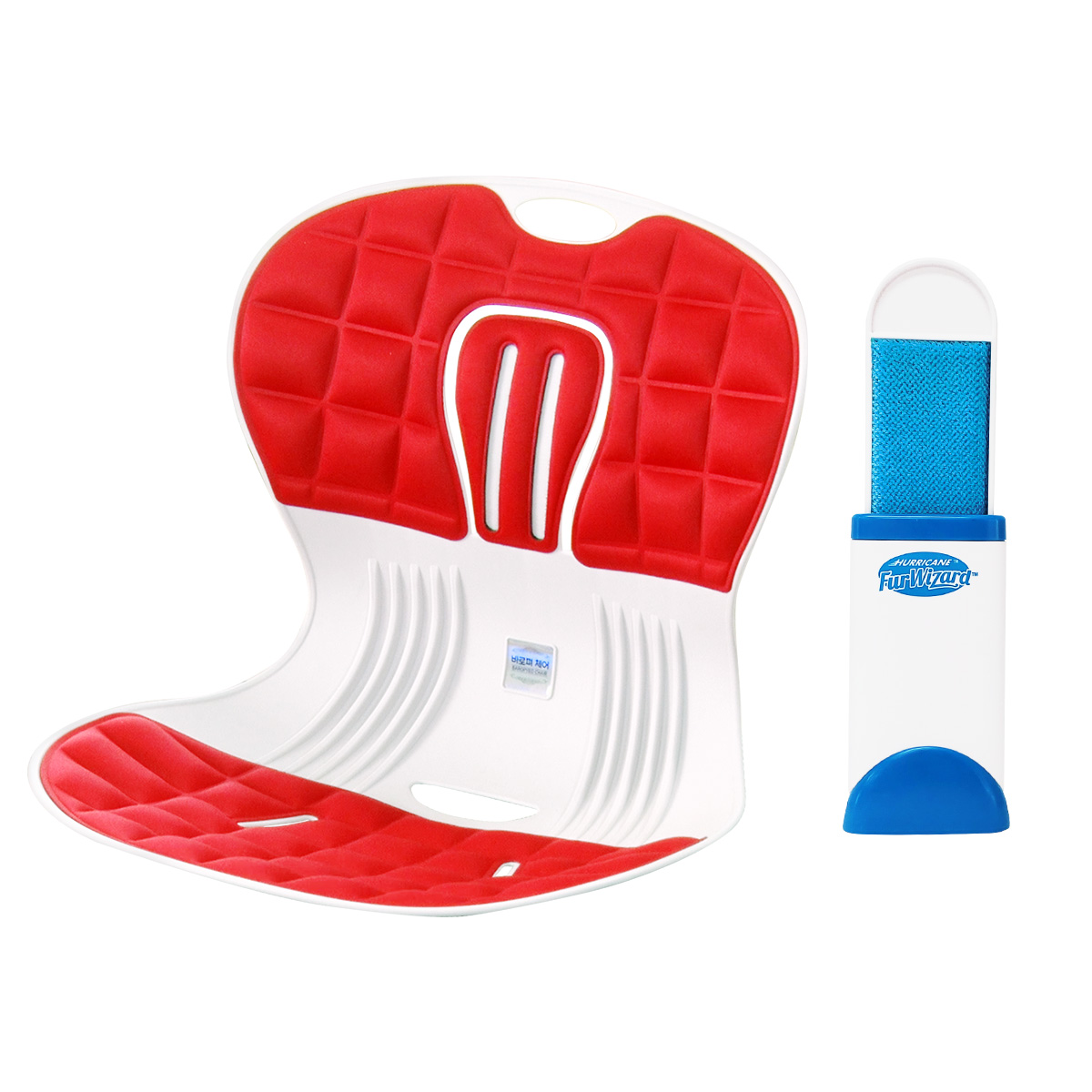 ピン セスジ＋ハリケーンファーウイザード携帯用ブラシ 椅子 綺麗 姿勢