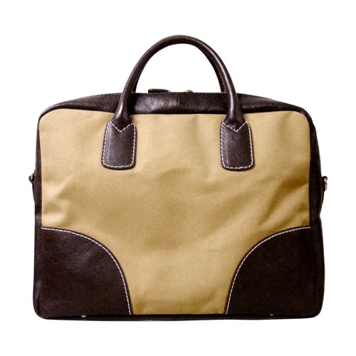 ブリーフケース 2WAY ビジネスバッグ ショルダーベルト コットン