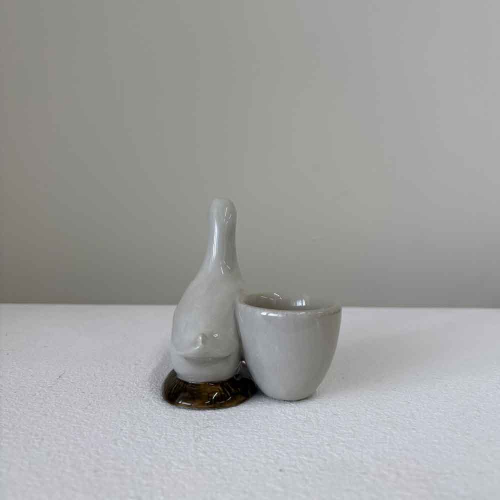 エッグスタンド エッグカップ ポット 卵 アヒル あひる 北京ダック