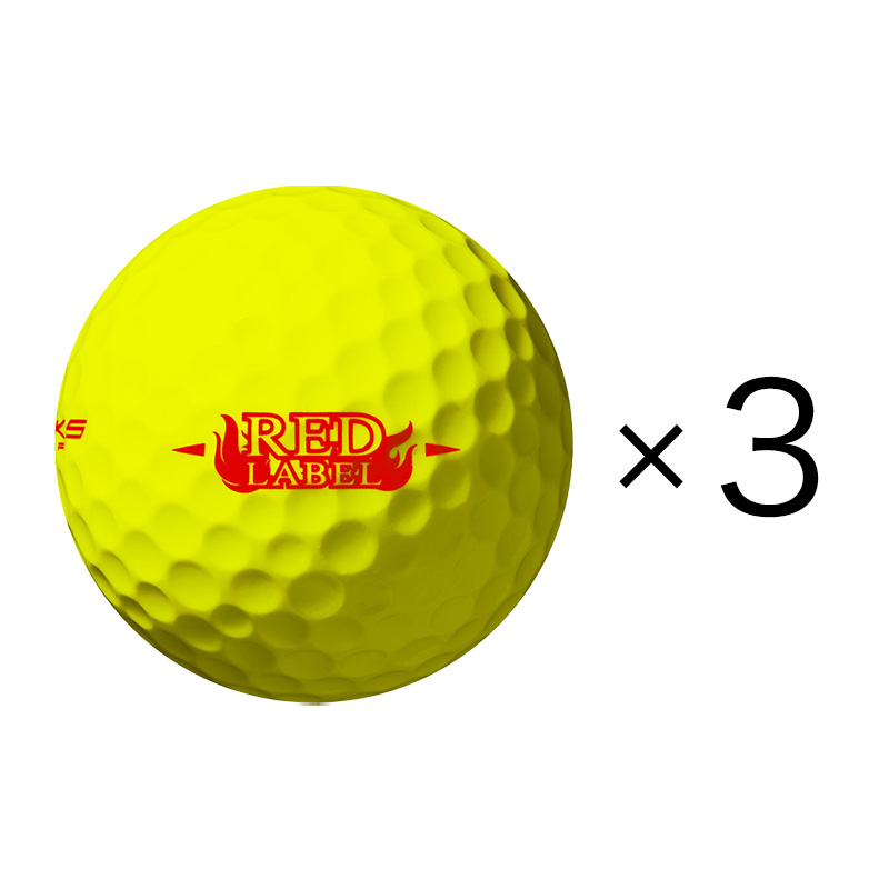 ワークスゴルフ ゴルフボール 2023年 飛匠 レッドラベル 極 3ダース
