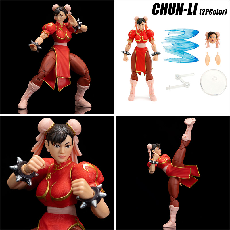 JADAtoys ストリートファイター アクションフィギュア 1/12 スケール