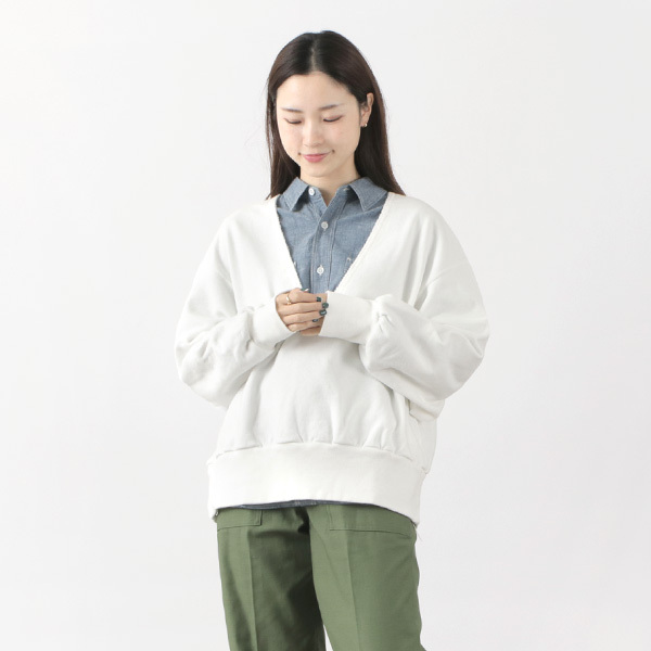 Shinzone（シンゾーン） Vネック スウェット 21SMSCU13 / トレーナー